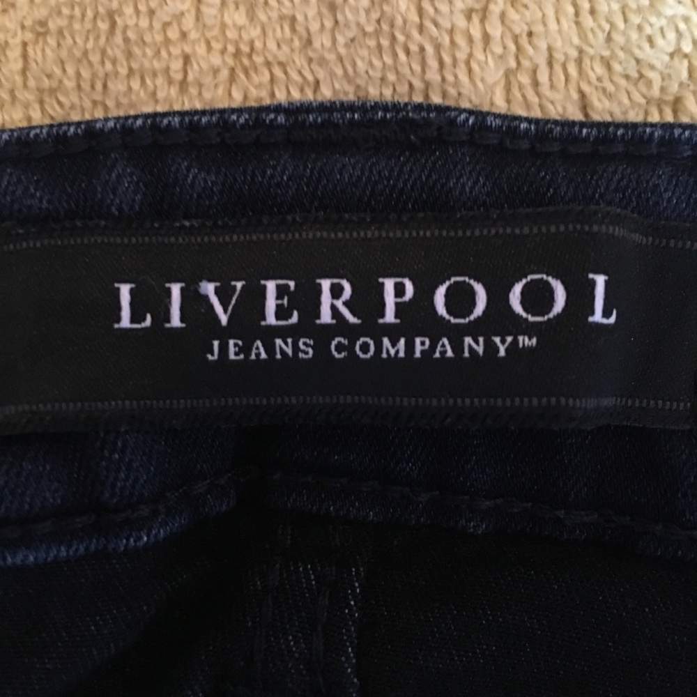 Liverpool dark wash skinny jeans